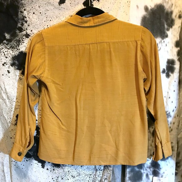 vtg appliqué stripe button down - Picture 16 of 16